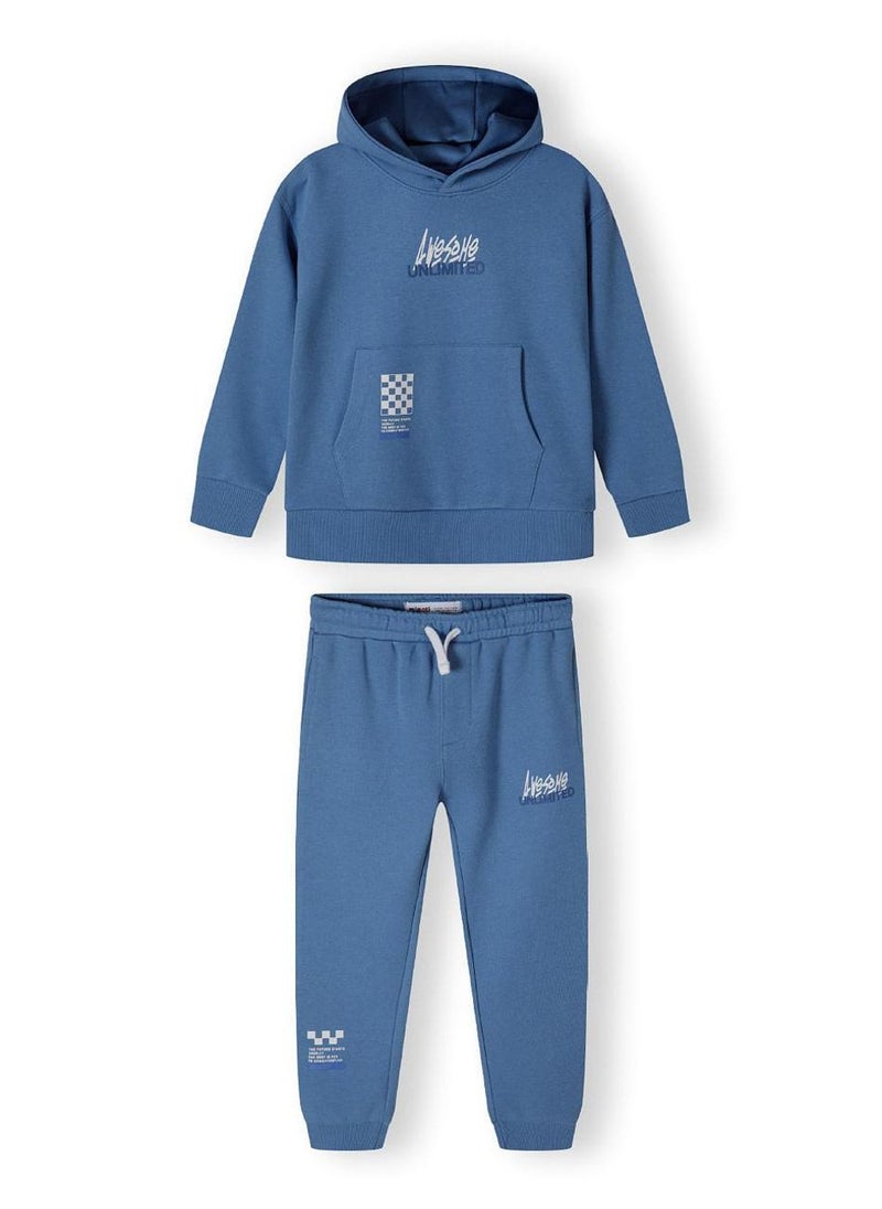 Boys Cotton Hoodie And Joggers Set
