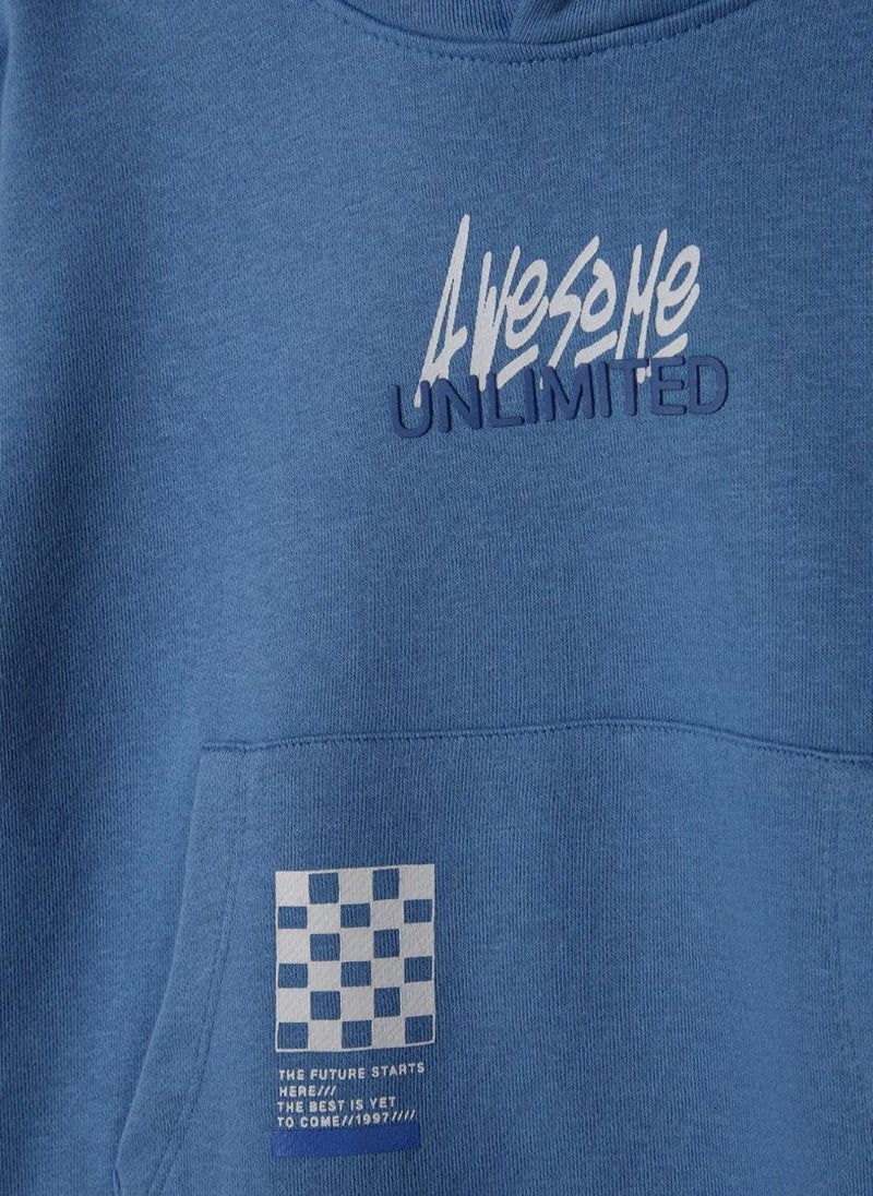 Boys Cotton Hoodie And Joggers Set