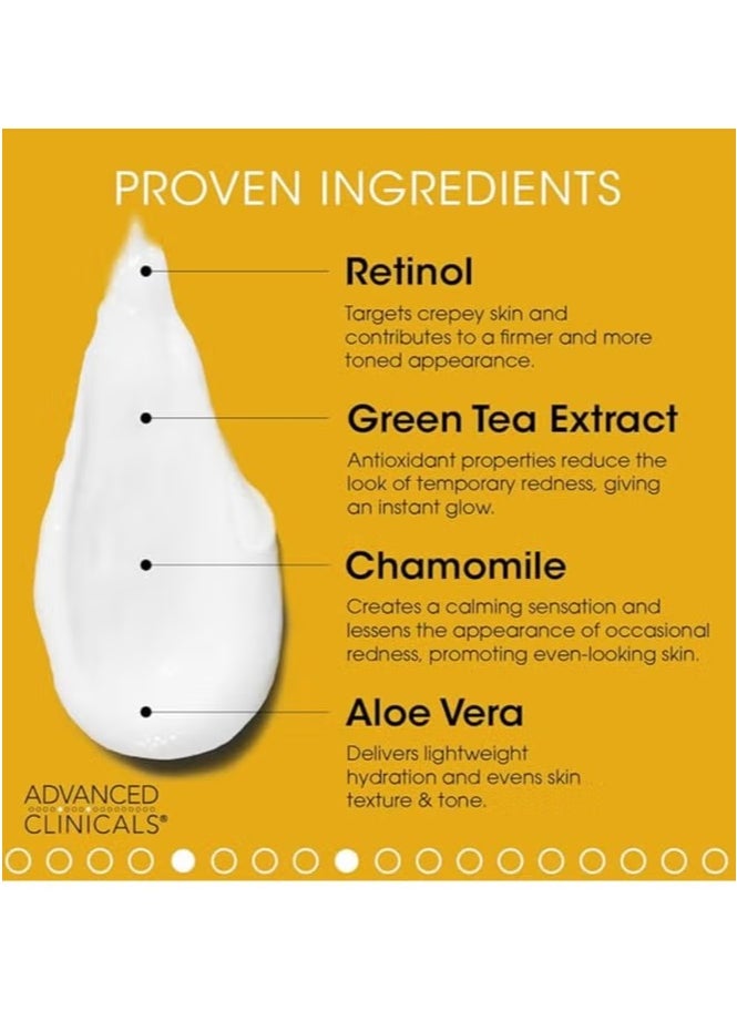 Advanced Clinicals, Retinol, Advanced Firming Cream, 16 oz (454 g)