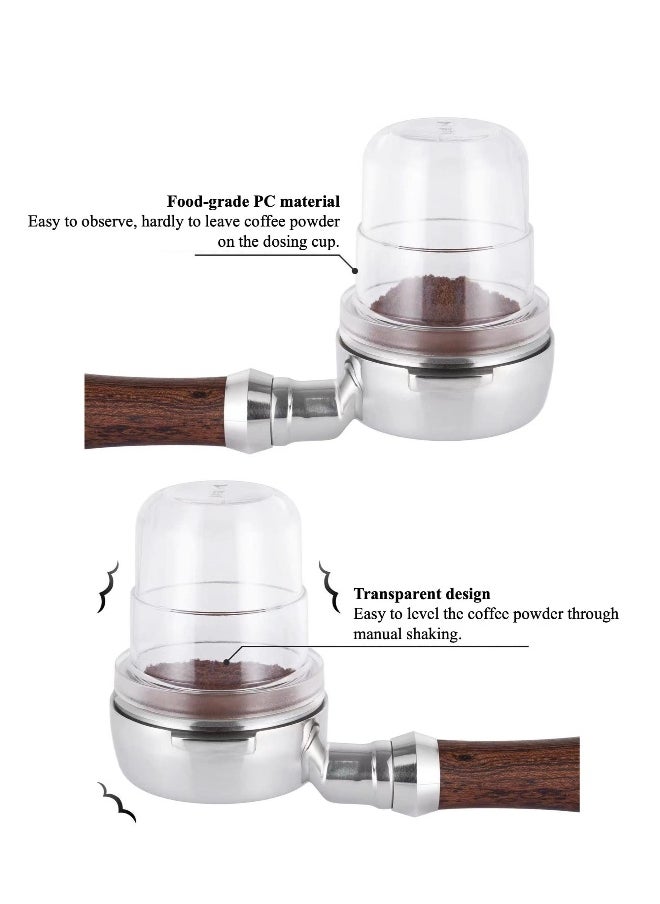 58mm Coffee Products Dosing Cup, SYOSI, Espresso Dosing Cup, Espresso Machine Accessories, Compatible With 58mm Portafilters
