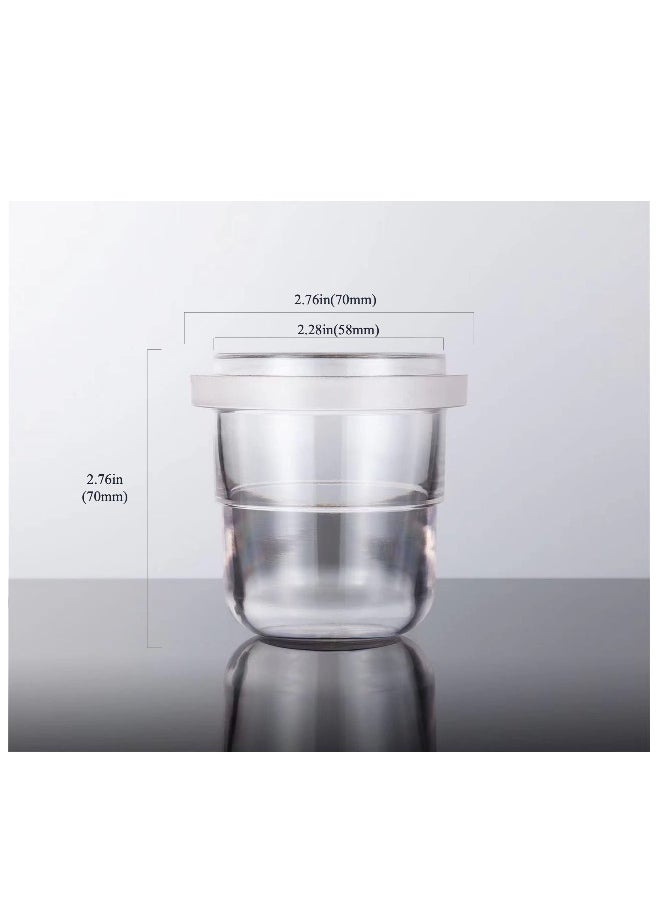 58mm Coffee Products Dosing Cup, SYOSI, Espresso Dosing Cup, Espresso Machine Accessories, Compatible With 58mm Portafilters