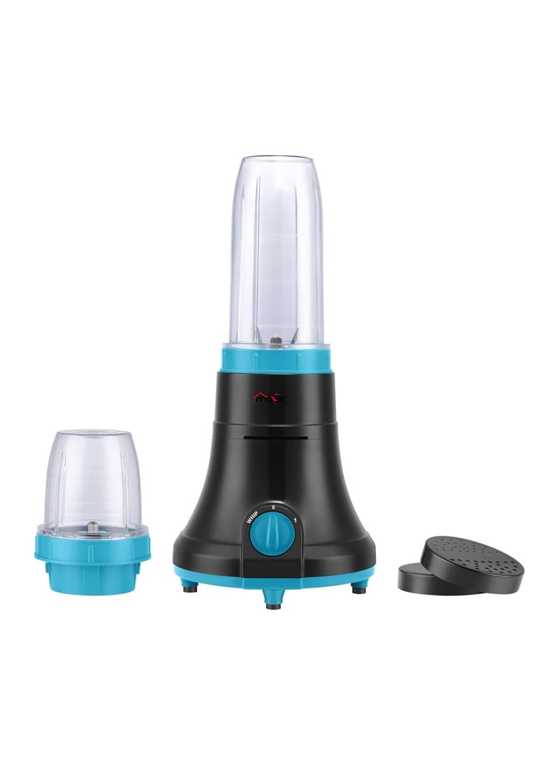 Magic Easy Mix Nutri 2 Jar Mixer Grinder Powerful 400 Watt Motor Long Lasting Shock Proof Abs Body Heavy Duty Motor With Nano Grinding Technology 1 year warranty