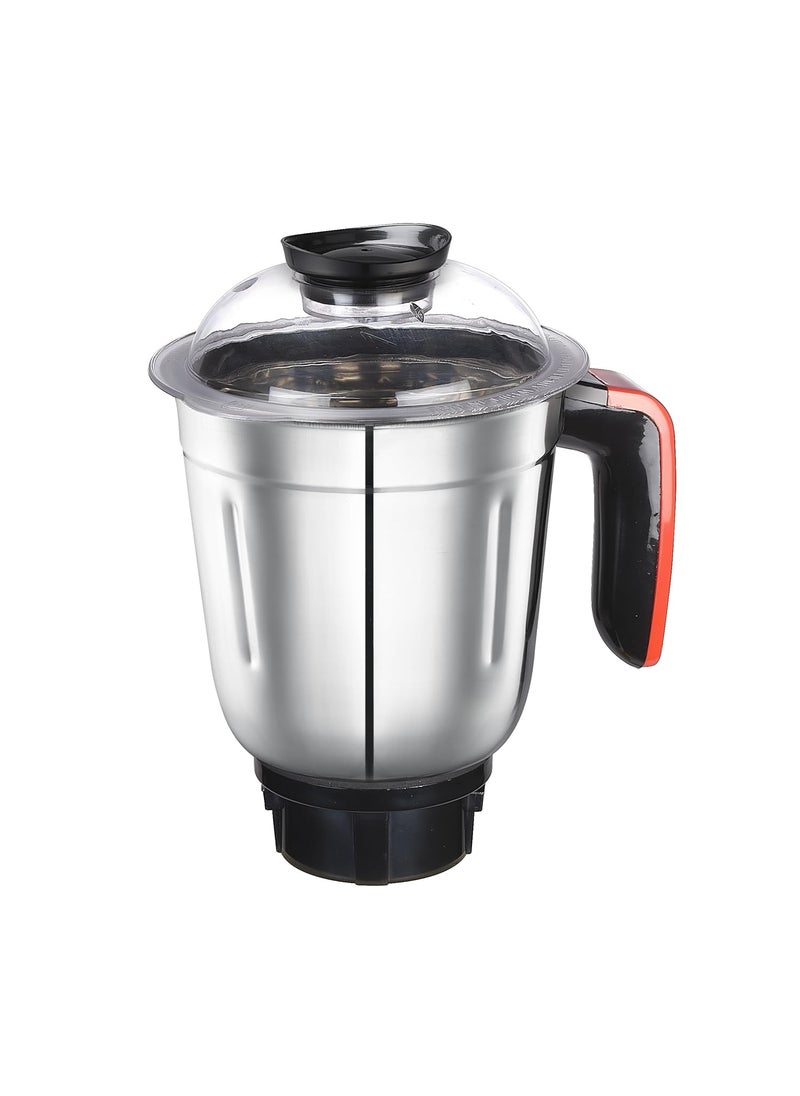 Eleenova Eleemix 750 Watts Mixer Grinder with 3 Stainless Steel Jars Black and Red Heavy Duty Motor Stainless Steel Blades Ergonomic Easy Grip Handles
