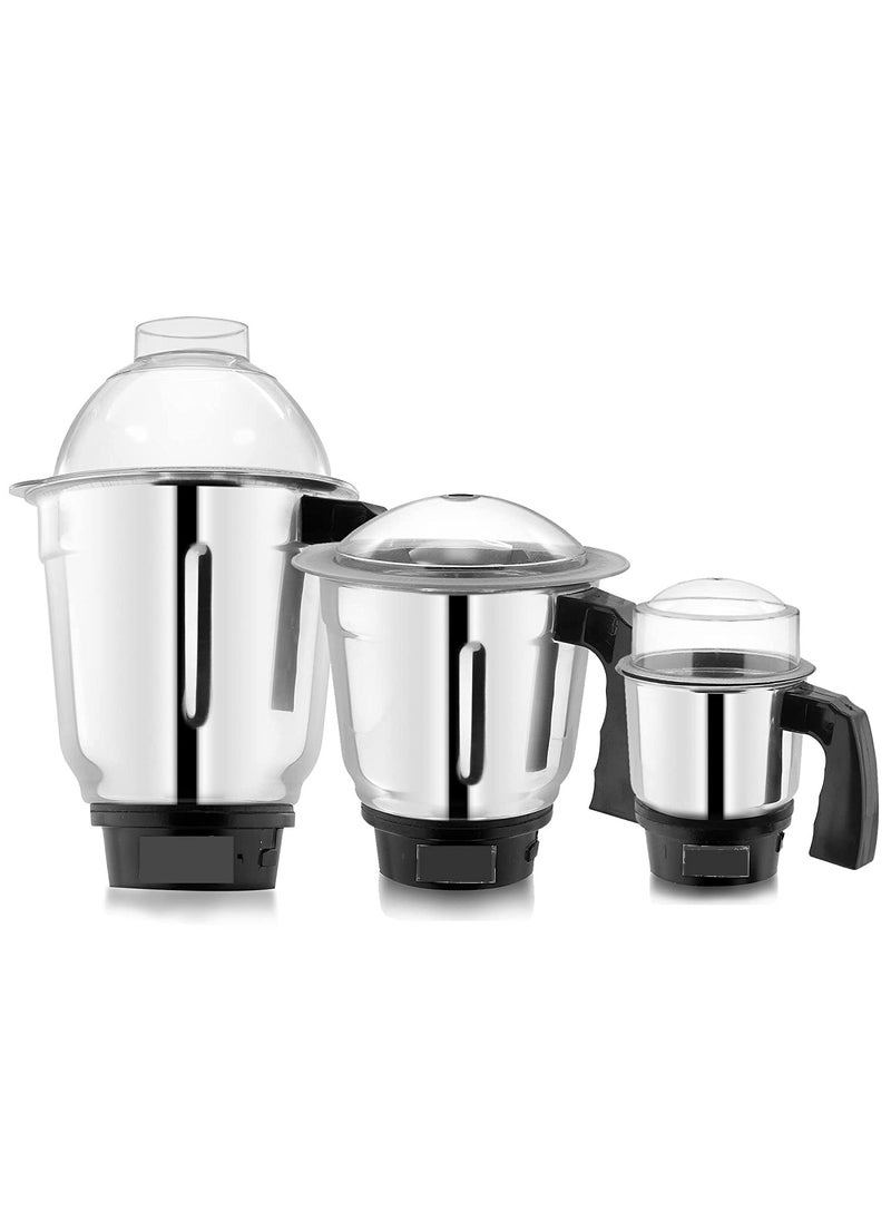 SilentPowerSunmeet 1000watts Express Power Mixer Grinder with 3 Heavy Stainless Steel jars Chutney Jar Liquid Jar and Dry Jar BlueSilver TA101