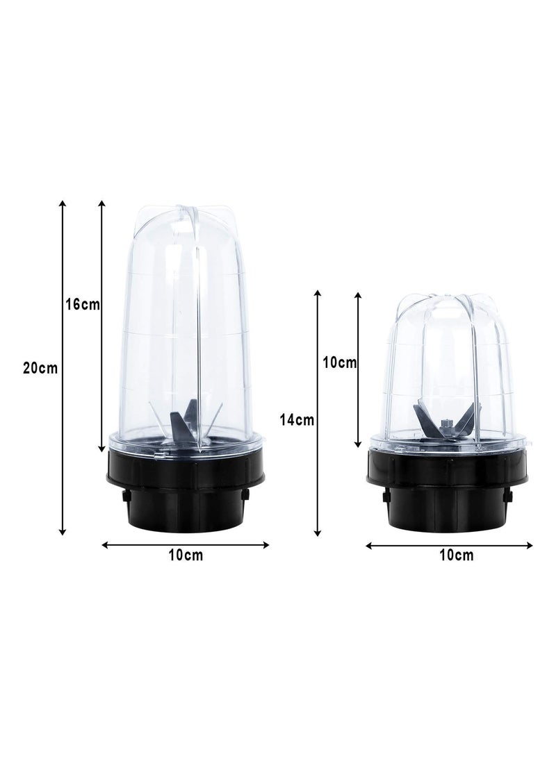 Polycad 750watts PST Mixer Grinder with 2 Bullet Jars 350ml and 530ml Black Color MA23170