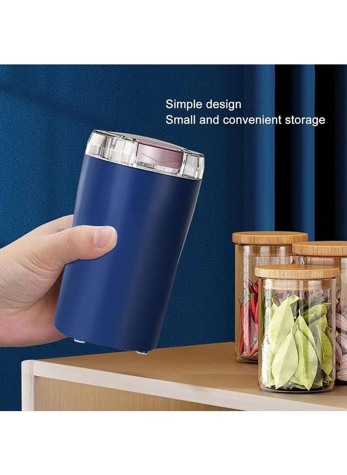 BHARAT EXPORTS Mini Mixer Small Blander Powerful Mini Grinder Electric Coffee Bean Grinder Machine Portable Grinder for Home and Office
