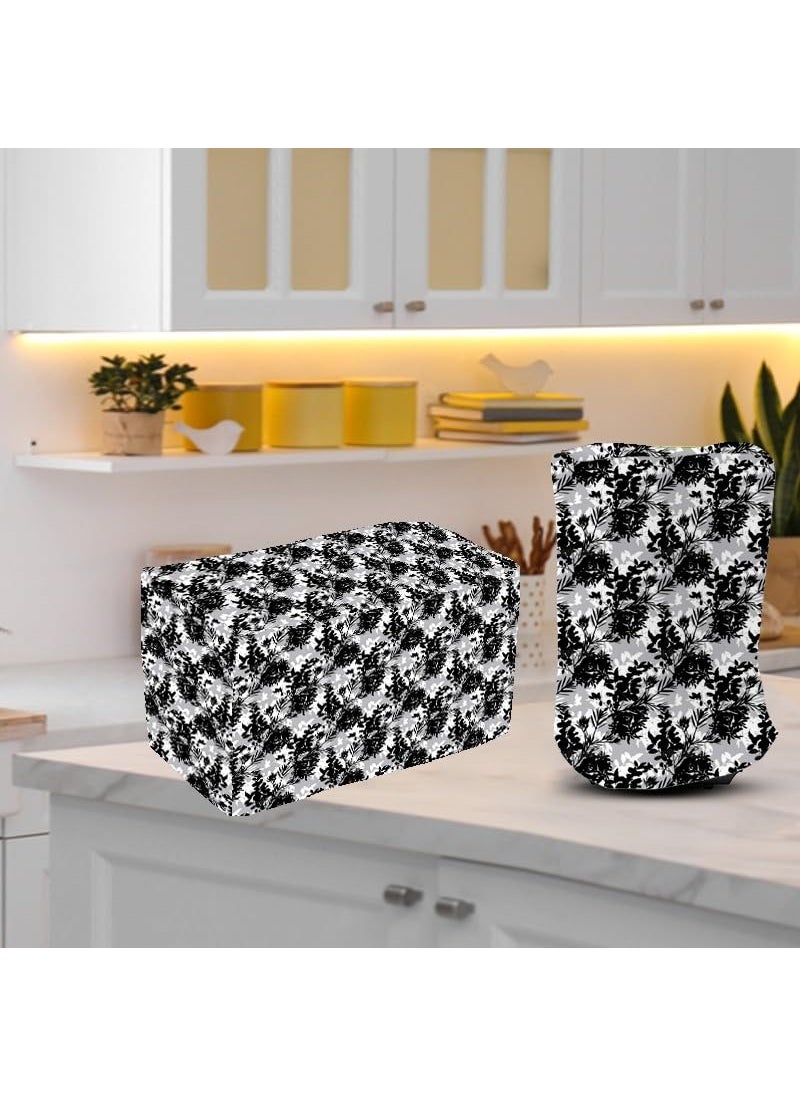 HomeStoreYEP Mixer Grinders Cover and Table Top Wet Grinders Cover total 2 Pcs for All the Types of Mixies and Grinders Black Color