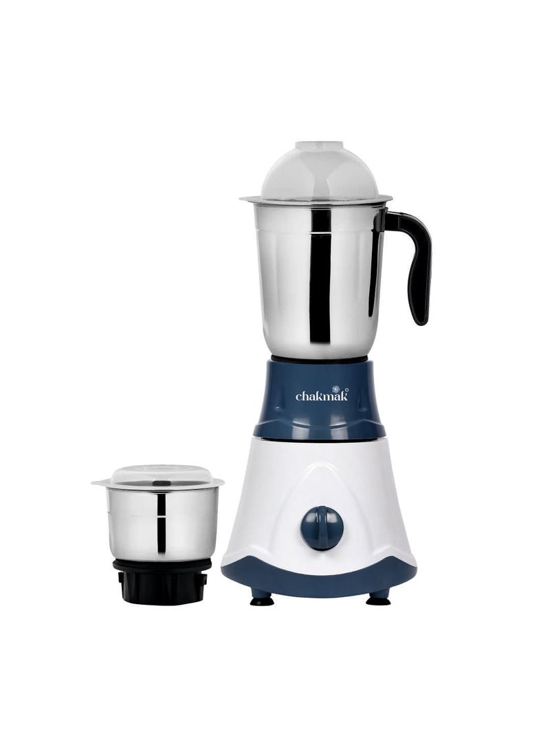 Chakmak Turbo Mixer Grinder 500 Watts With 2 Multipurpose Jars Chutney Making Dry Grinding Wet Grinding Blender Mixer Steel Jar Capacity 1250ml 400ml 2 Year Warranty