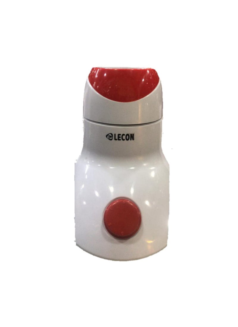 LECON Mini Jumbo 550 Watts Three Speed Copper Motor With Incher Mixer Grinder TWO YEAR WARRANTY Three Jar White Red