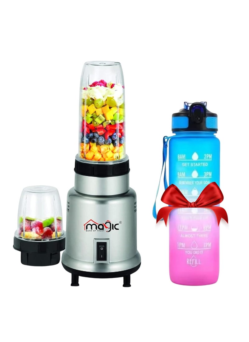 Magic Easy Mix Nutri 2 Jar Mixer Grinder Powerful 450 Watt Motor Long Lasting Shock Proof Abs Body Heavy Duty Motor With Nano Grinding Technology 1 year warranty