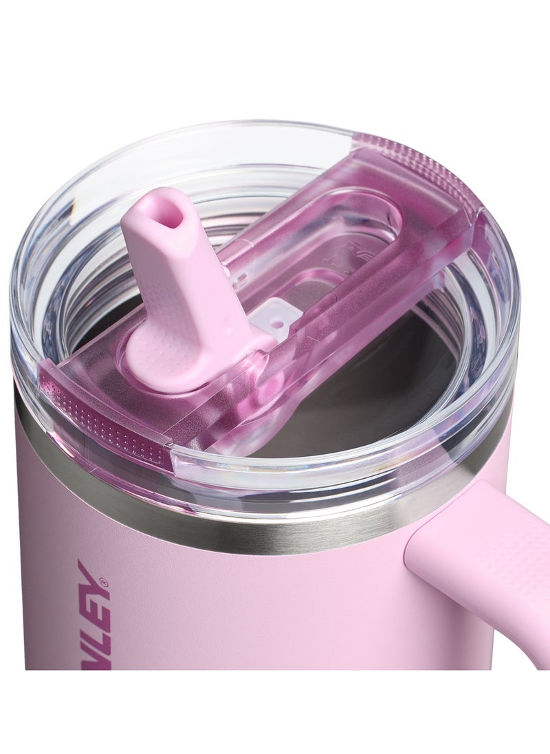 Quencher ProTour Flip Straw Tumbler with Leakproof Lid 40 oz | Built-In Straw & Handle | Cupholder Compatible for Travel | Insulated Stainless Steel Cup | BPA-Free