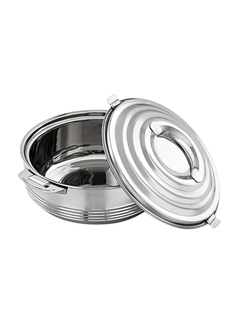 Get Plumm Stainless Steel Casserole Casserole With Lid Double Walled Insulated Steel Casserole For RotiCookingRice Gravy 1000 ml 5 Years Warranty