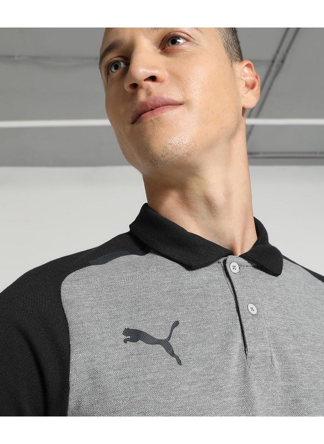 Puma Men's Solid Regular Fit T-Shirt (657991_Medium Gray Heather M)