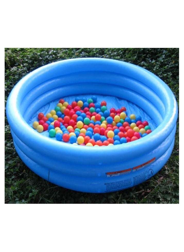 Inflatable Round Swimming Pool – Quick-Up Family Paddling Pool, Fast Set Outdoor Pool for Garden, Terrace, Backyard (Easy Setup)