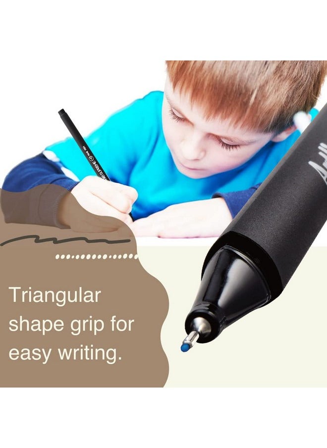 Artline Supreme Series Fine Pen | 0.4 mm Tip Size | Triangular Shape Grip For Easy Writing | Smudge Free, Smooth Writing Pen | Ideal For Sketching, Doodling, Anime, Journal | Set Of 10 Vivid Colors