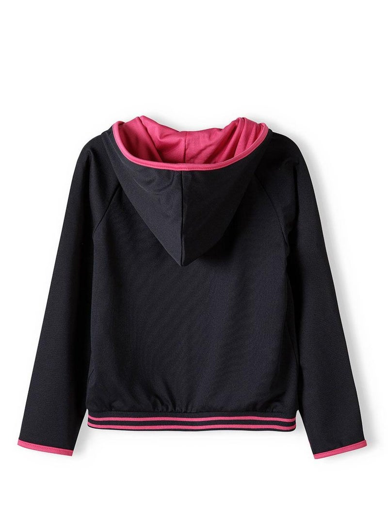 Teen Girls Hooded Zip Thru