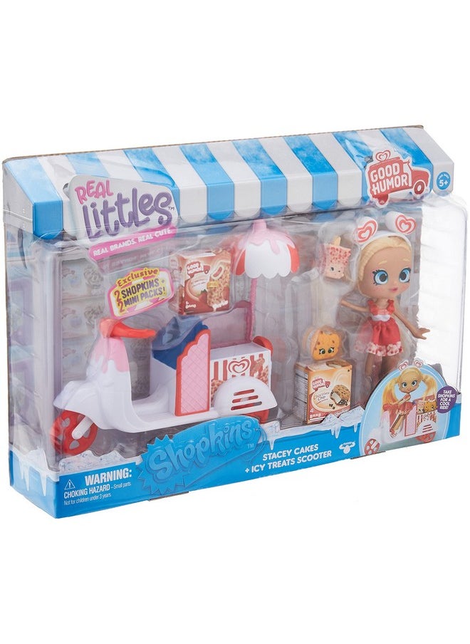Shopkins Real Littles Stacey Cakes + ICY Treats Scooter