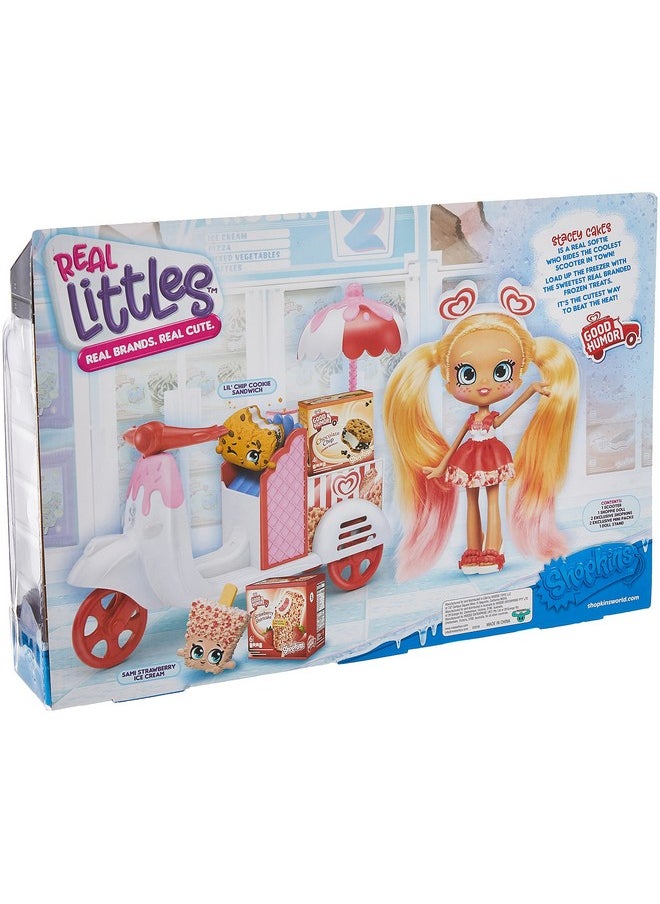 Shopkins Real Littles Stacey Cakes + ICY Treats Scooter