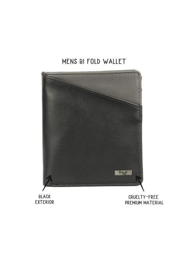 Baggit Men Black Wallet Small Size | Men Stylish Purse Bag | Credit Card Money Holder