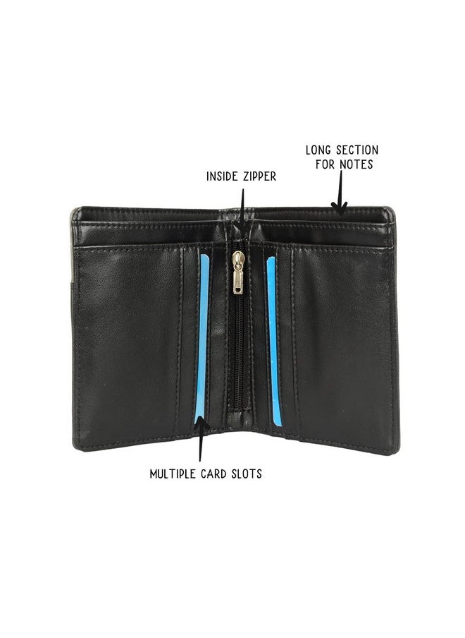 Baggit Men Black Wallet Small Size | Men Stylish Purse Bag | Credit Card Money Holder