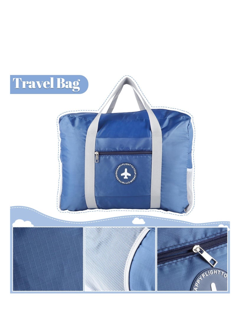 for Airlines Cabin Bag, Small Underseat Cabin Bag, Foldable Travel Duffel Bag, Waterproof Hand Luggage Bag, Lightweight Carry on Bag Holdall Bag (45x33x14cm)