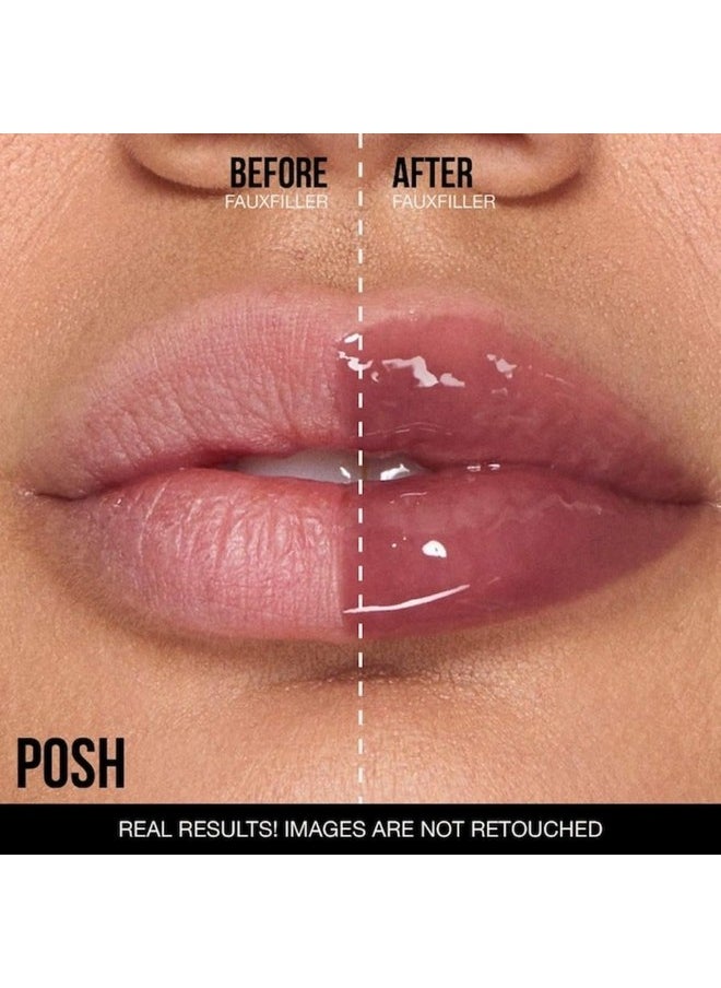 Huda Beauty Faux Filler Extra Shine Lip Gloss - Sugar Baby (Light Pink) .13 oz / 3.9 ml
