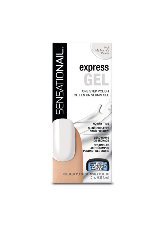 SensatioNail Express Gel Polish, Not My Nana's Pearls, 0.33 Ounce (Pack of 2)