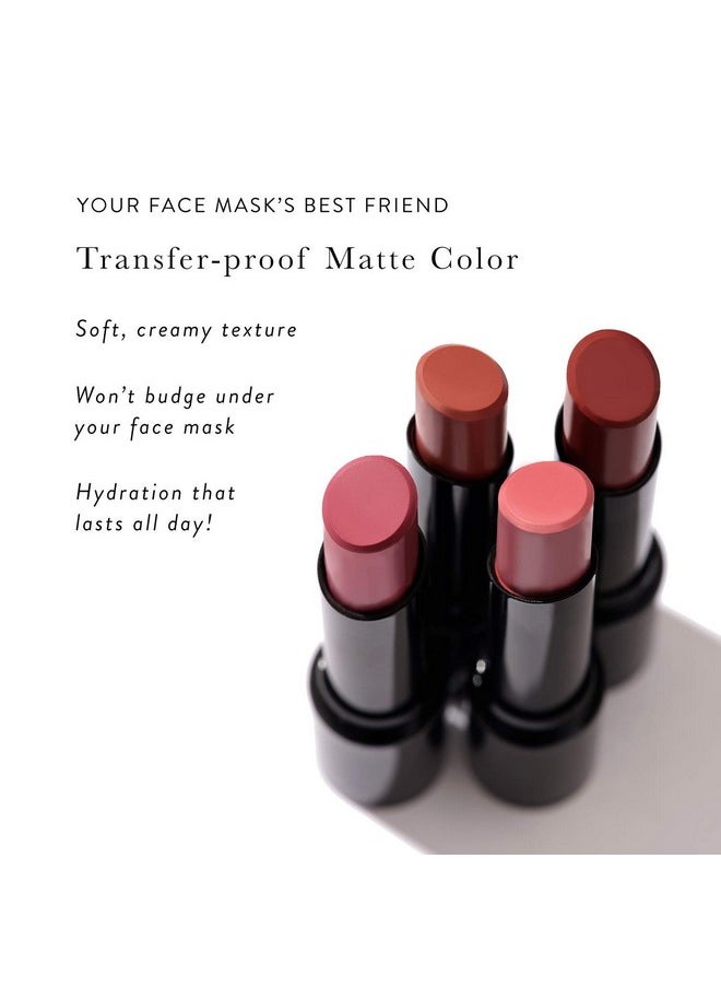 LAURA GELLER NEW YORK Smart Pout Transfer Proof Moisturizing Matte Lipstick, Wise