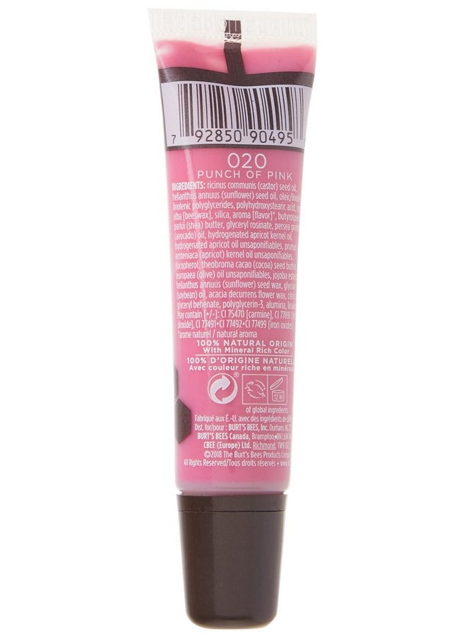 Burt's Bees, Lip Gloss Punch Of Pink, 0.02 Ounce