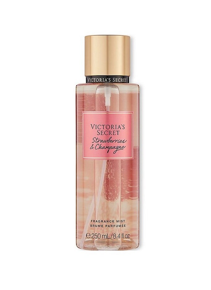 Combo Pack of 3 Body Mists - Rush, Strawberry Champagne & Pear Glace - 250ml Each (Total 750ml)