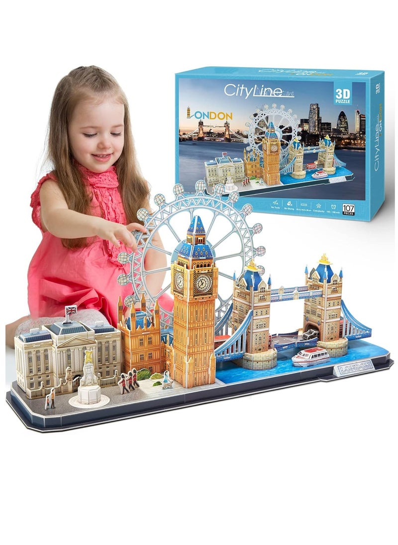 3D Puzzles for Kids Ages 8 10 London City STEM Projects Arts Crafts 3D Architecture Crafts for Girls Ages 8 12 3D Puzzle Birthday Gifts for 8 Year Old Girls