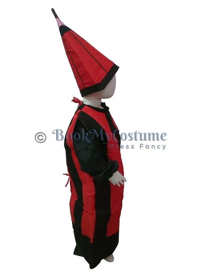 BookMyCostume Pencil Daily-Life Objects Kids Fancy Dress Costume 5-6 years