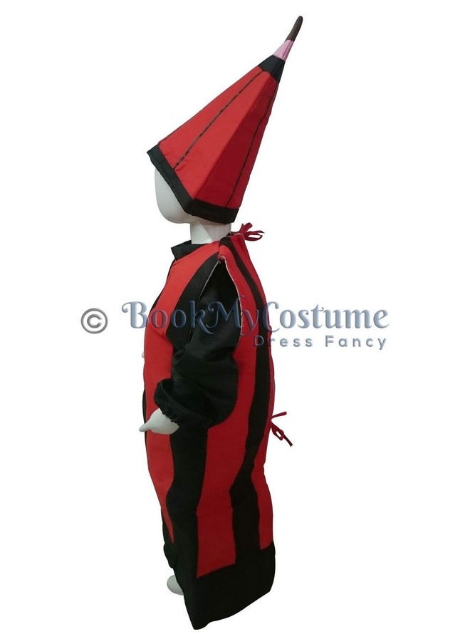 BookMyCostume Pencil Daily-Life Objects Kids Fancy Dress Costume 5-6 years