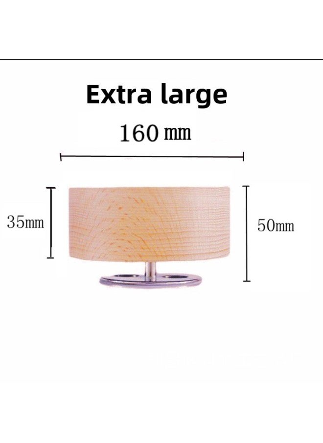 Wooden Music Box Base Rotating Music Box Sky City Music Box Diy Accessories Birthday Gift-Color:160*35 Rotating Music Box-Dimensions:130*35 Base Without Music Without Rotation