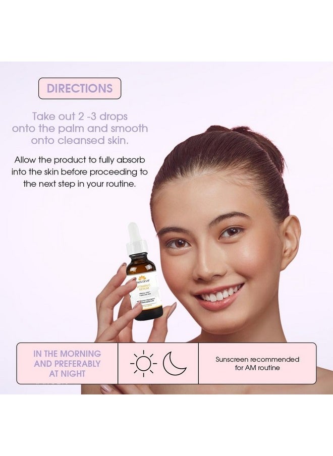 SKIN DEVA Hyaluronic Acid With Vitamin C - For All Types Of Skin - 1 fl oz