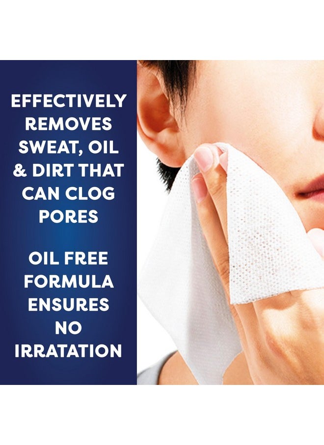 Retinol Mens Individually Wrapped wipes, travel essentials for Work, Gym & On the Go - Large Wet Wipes for face + body, Fresh and clean, with micellar water & Vitamin A-C-E - 30 single facial wipes
