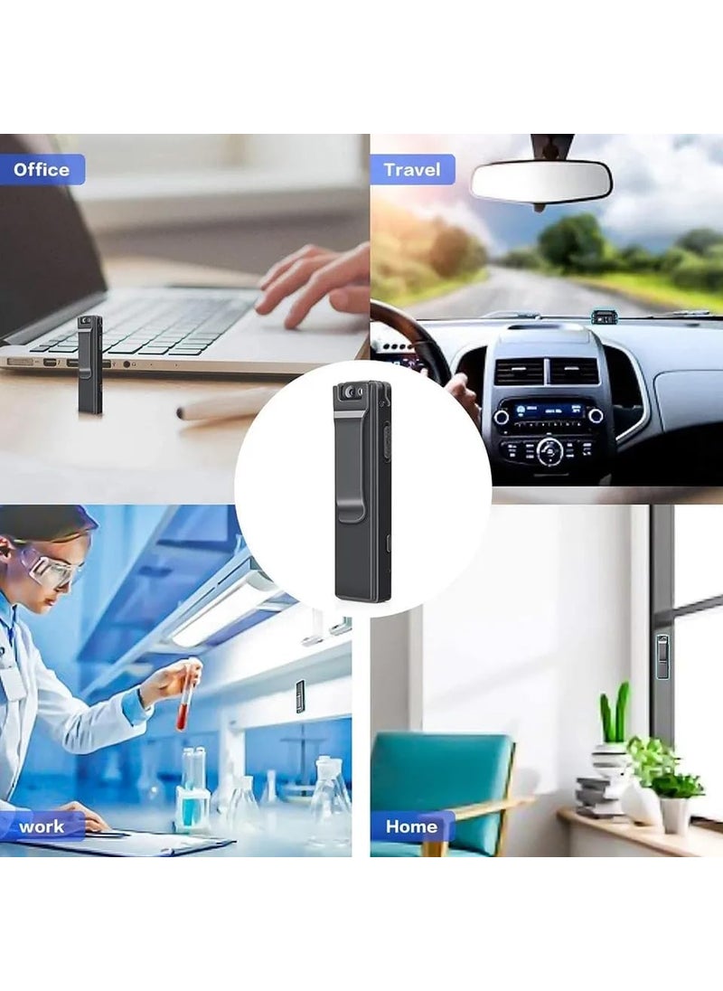 Refurbished TECHNOVIEW Wired 1080p Full HD Camera with Video Audio Upto 5 Hours Backup Indoor Outdoor Security Camera with Free 32GB SD Card Clip Style Black