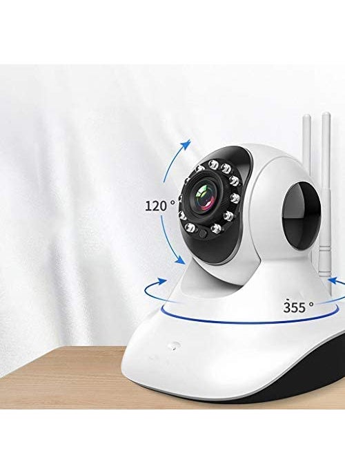Paroxysm Smart WiFi Security IP Camera 1080p Indoor Security Camera 360 HD CCTV Camera Home Office Double Antenna Camera