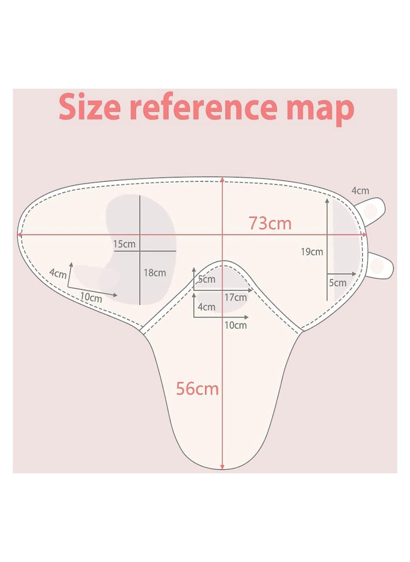 Cozy Baby Swaddle Wrap Set, 3 Pcs Soft Cotton Newborn Blanket for 0-3 Months, Breathable Sleep Sack with Adjustable Wings for Boys & Girls