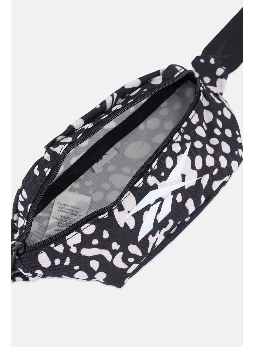 Women Brand Logo Fanny Pack, Black