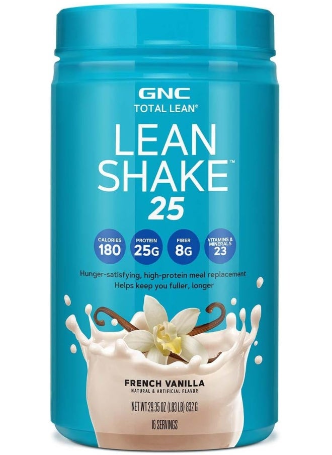 Total Lean Shake 25 Protein Powder | 25g High-Protein Meal Replacement Shake | French Vanilla | 16 Servings