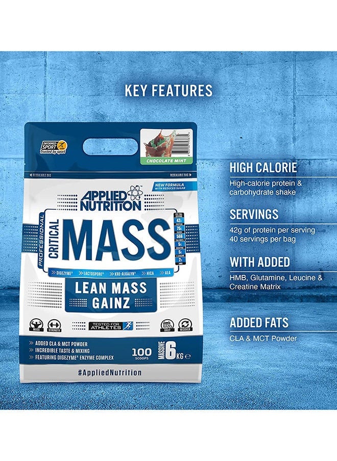 Critical Mass Lean Mass Gainz Chocolate Flavour-6 Kg
