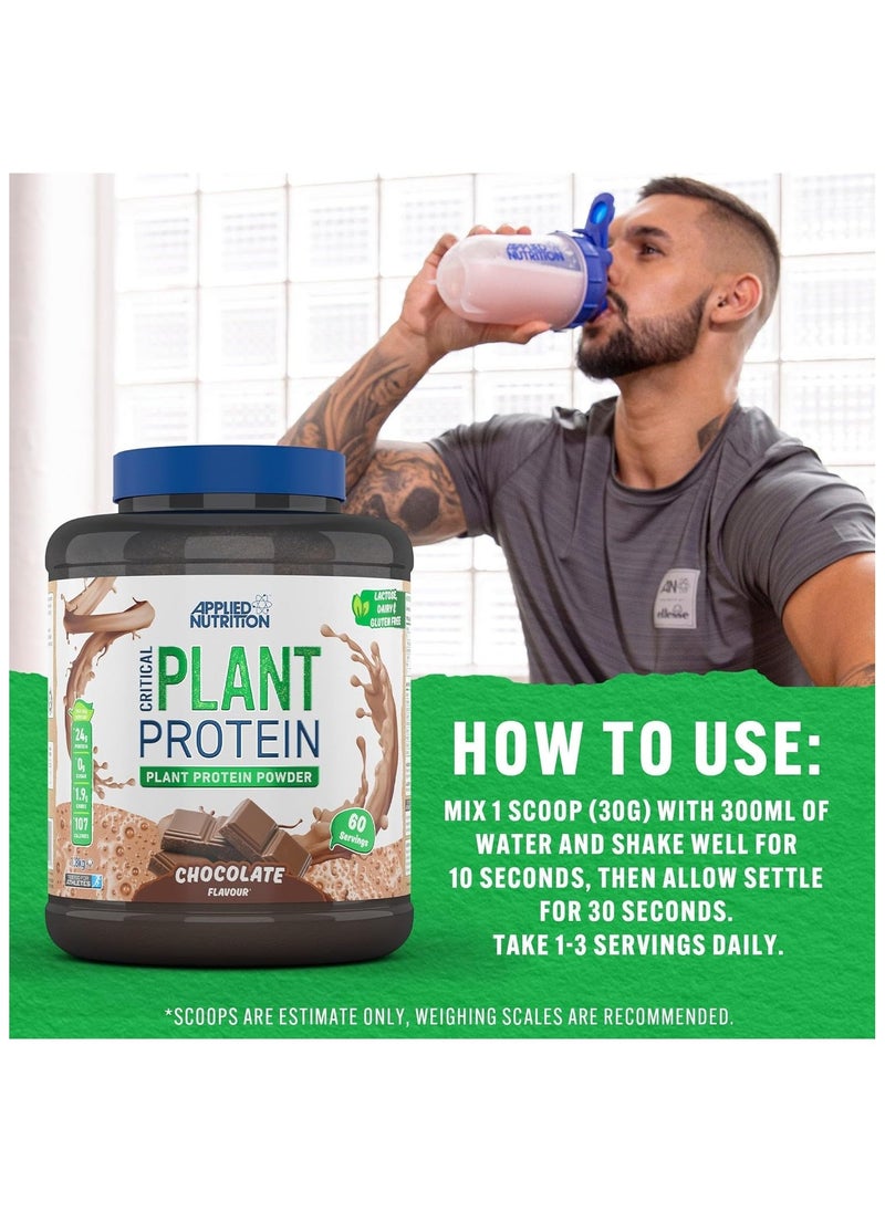 Critical Plant Vegan Protein Powder Chocolate Flavour 60 Servings 1.8 kg