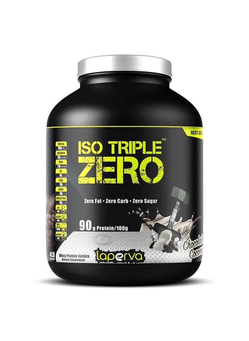 Iso Triple Zero Next Generation, Chocolate Coconut, 4 LB