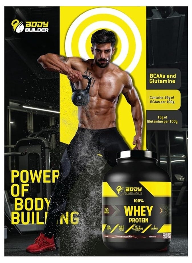 Whey Protein, Low Sugar Whey with 5 Digestive Enzymes  Chocolate Coconut Flavor, 4 Lb