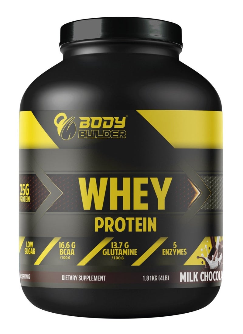 Whey Protein, Milk Chocolate, 4 LB