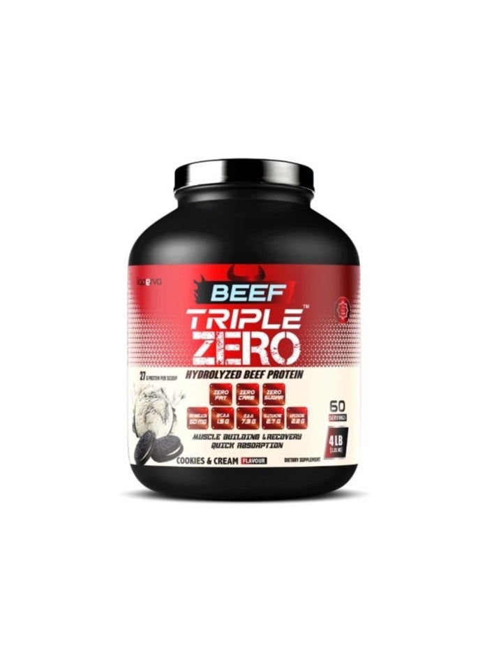 Beef Triple Zero Cookies & Cream Flavor 4LB