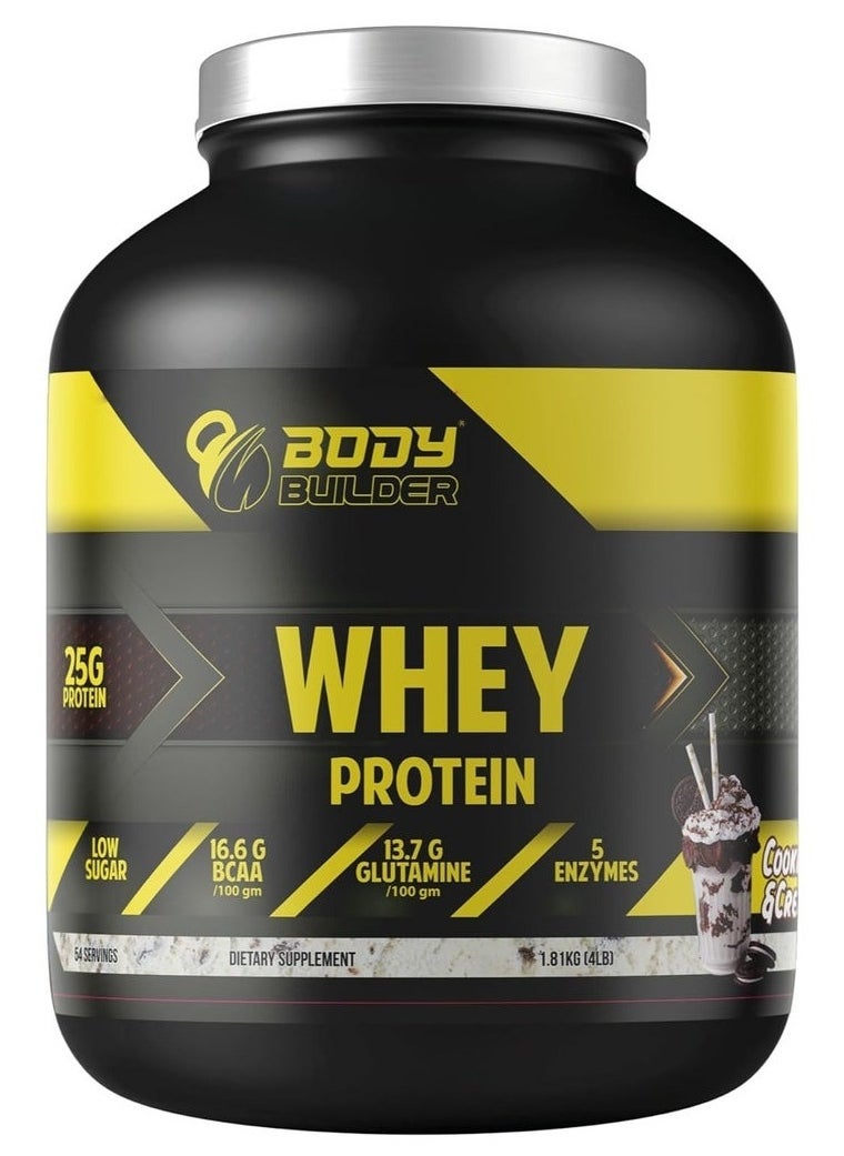 Whey protein-Cookies and Cream Flavor, 4 Lbs