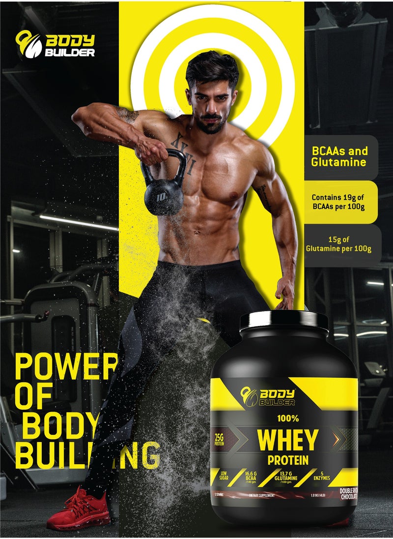 100% Whey Protein, Lean Muscles Growth and Support Recovery, Vanilla Marshmallow Flavor, 4 Lbs