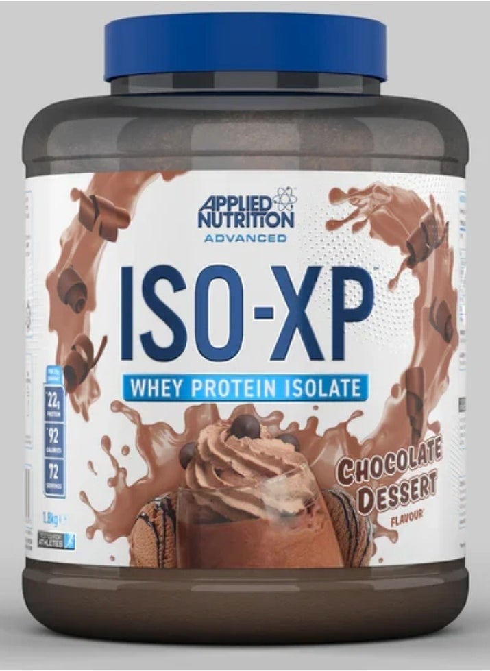 Iso Xp Whey Isolate Pure Whey Protein Isolate Powder Iso Xp Iso Whey Premium With Glutamine And Bcaas 1.8Kg - 72 Servings Chocolate